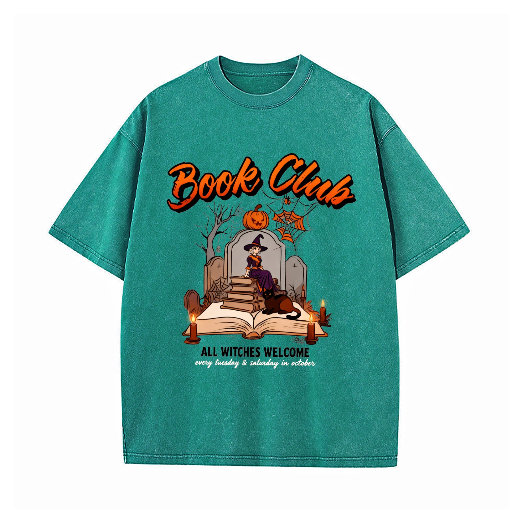 Comfort Colors Witchy Book Club Halloween T-Shirt