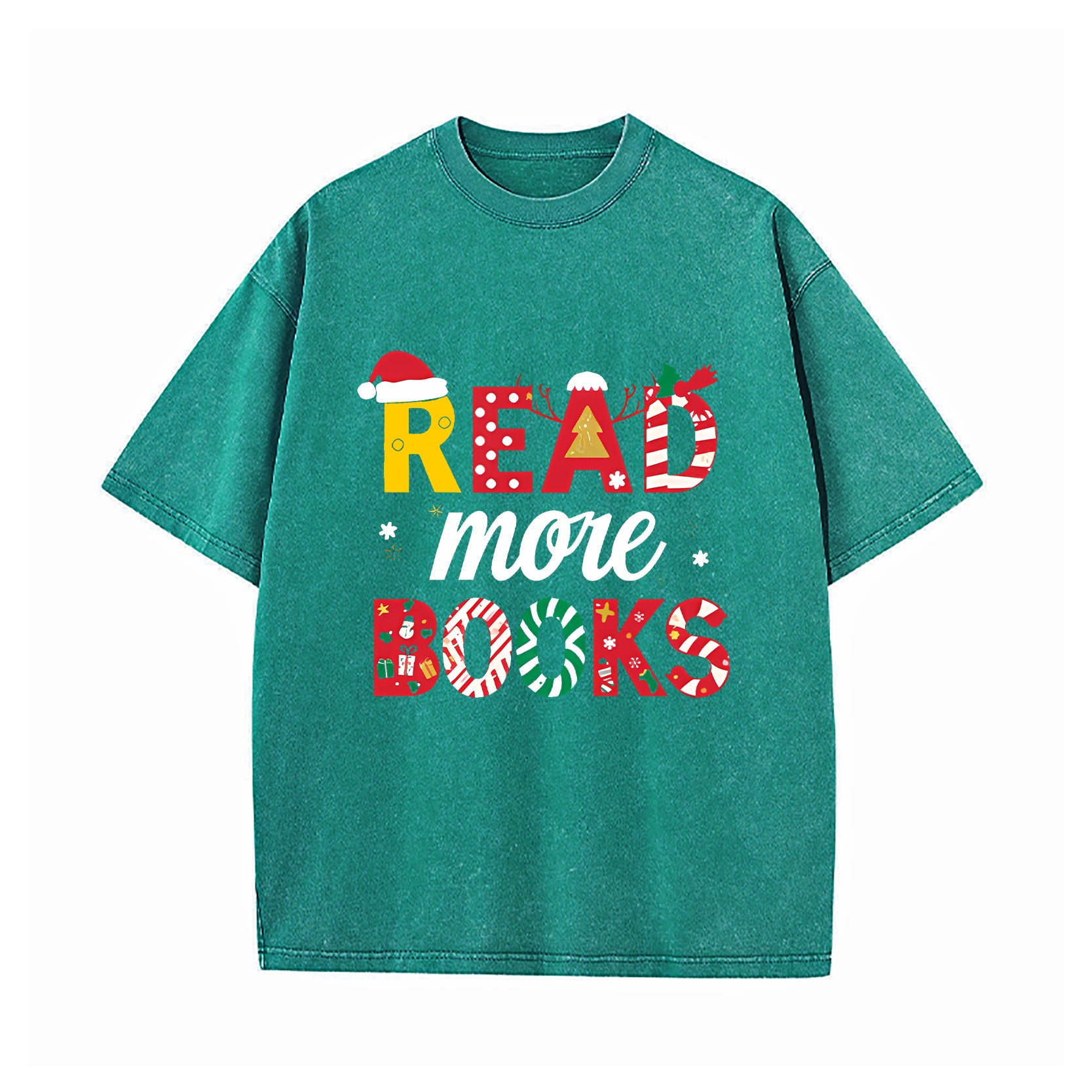 read more books christmas reading book T-Shirt