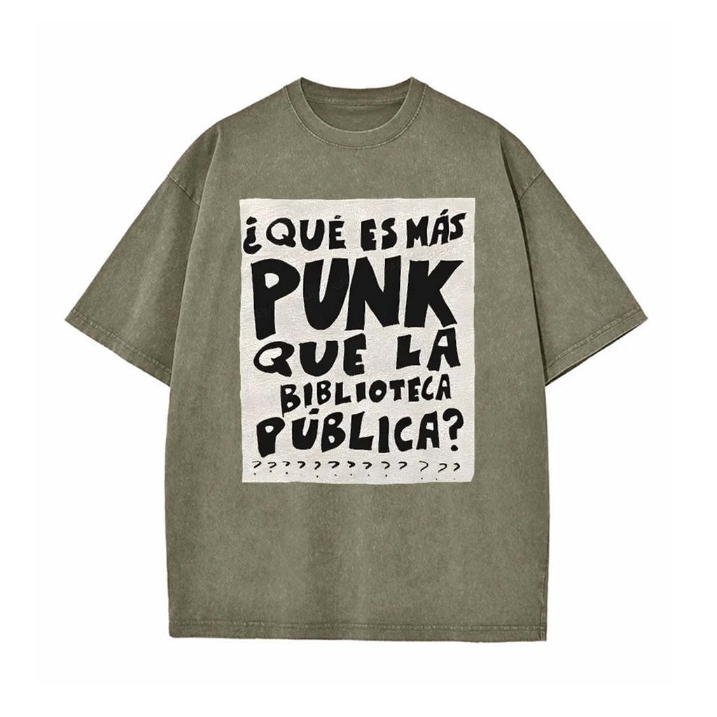 What's More Punk Than The Public Library T-shirt