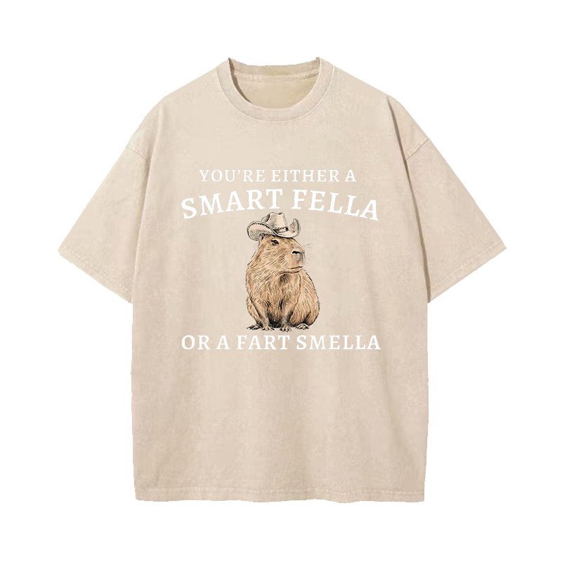 Vintage 90s Funny Capybara T-shirt