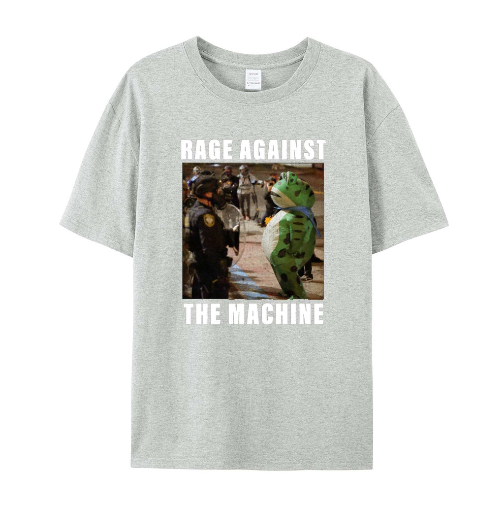 Frogs Together Strong Protest Shirt Cotton T-Shirts