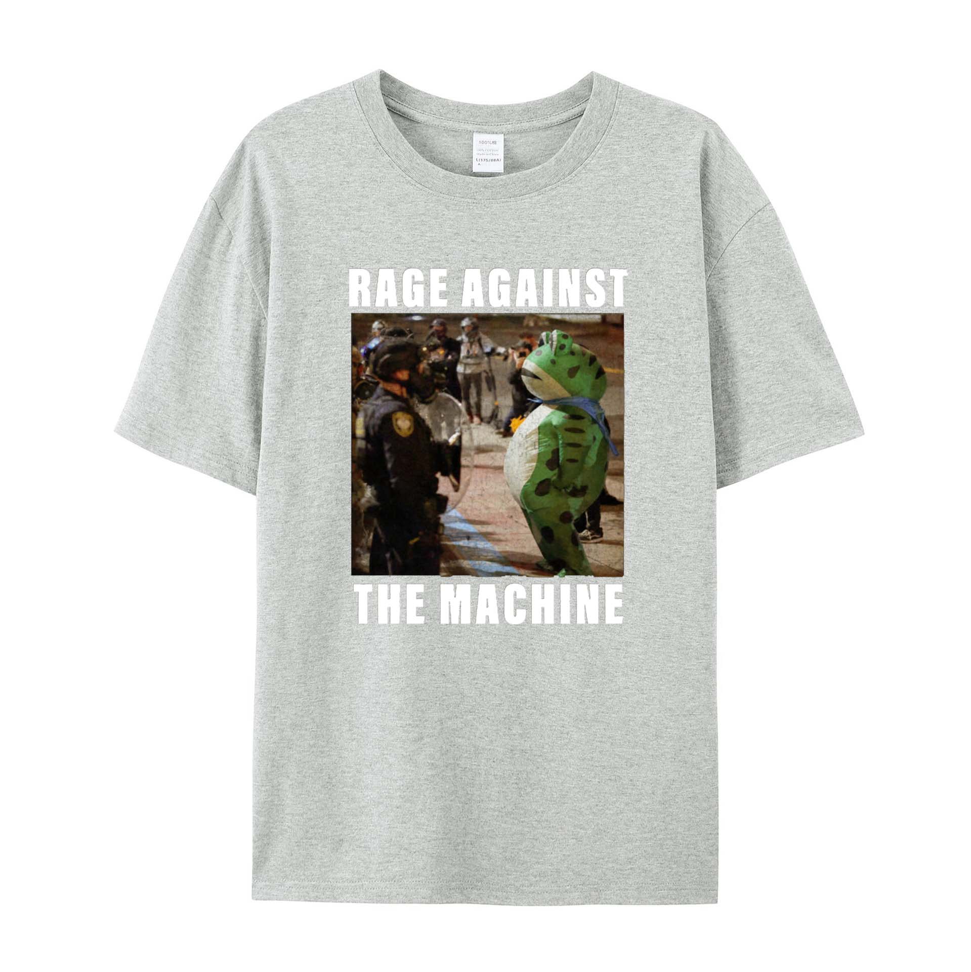 Frogs Together Strong Protest Shirt Cotton T-Shirts