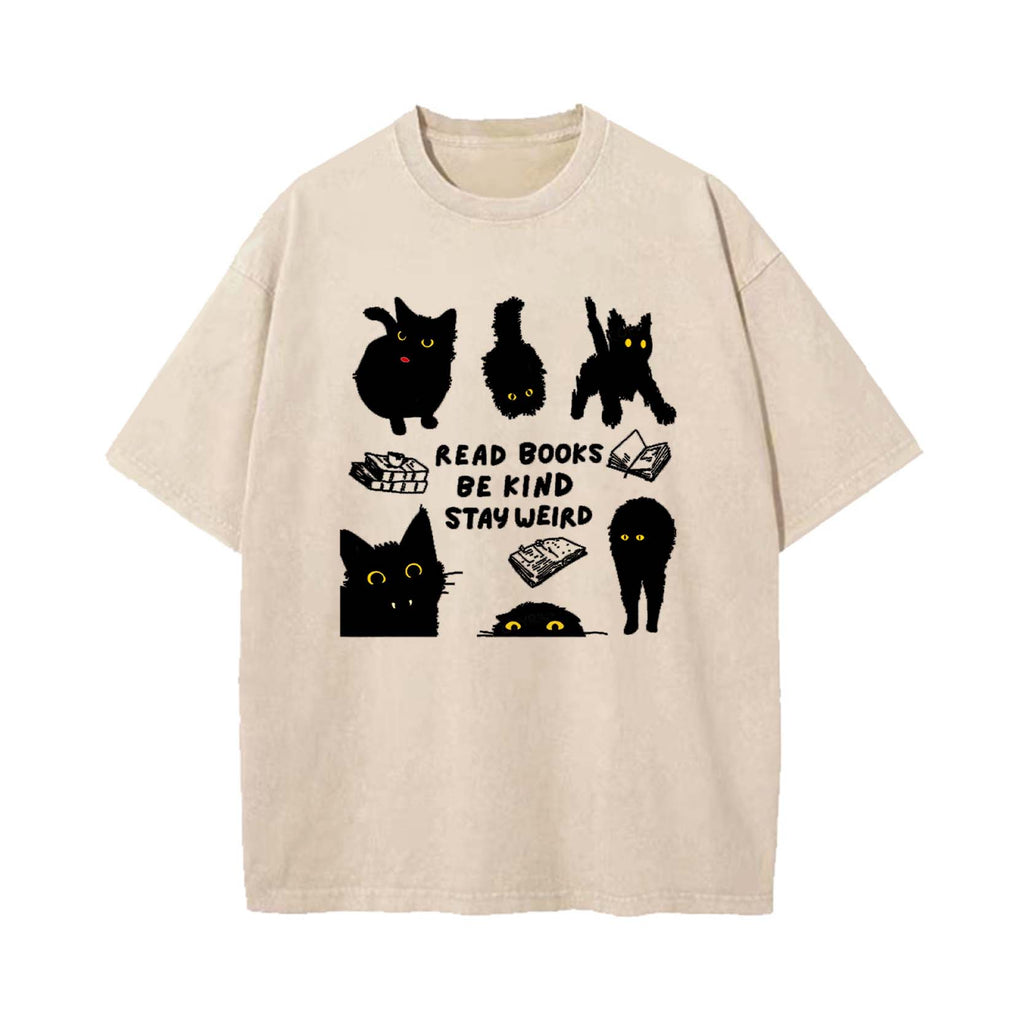Read Books Be Kind Stay Weird T-shirt
