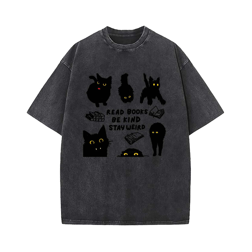 Read Books Be Kind Stay Weird T-shirt