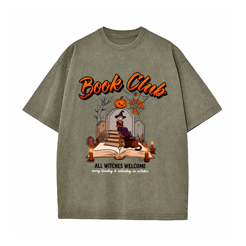 Comfort Colors Witchy Book Club Halloween T-Shirt