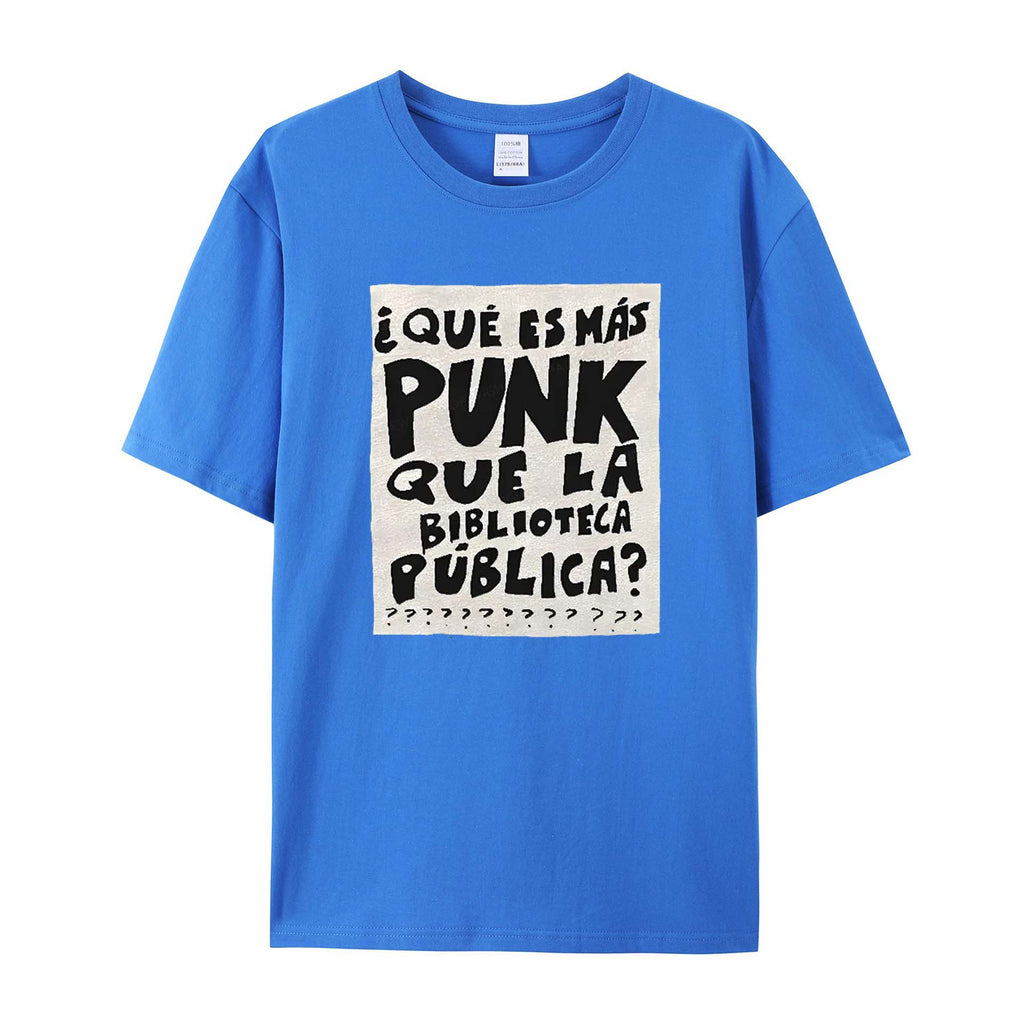 What's More Punk Than The Public Library cotton T-shirt