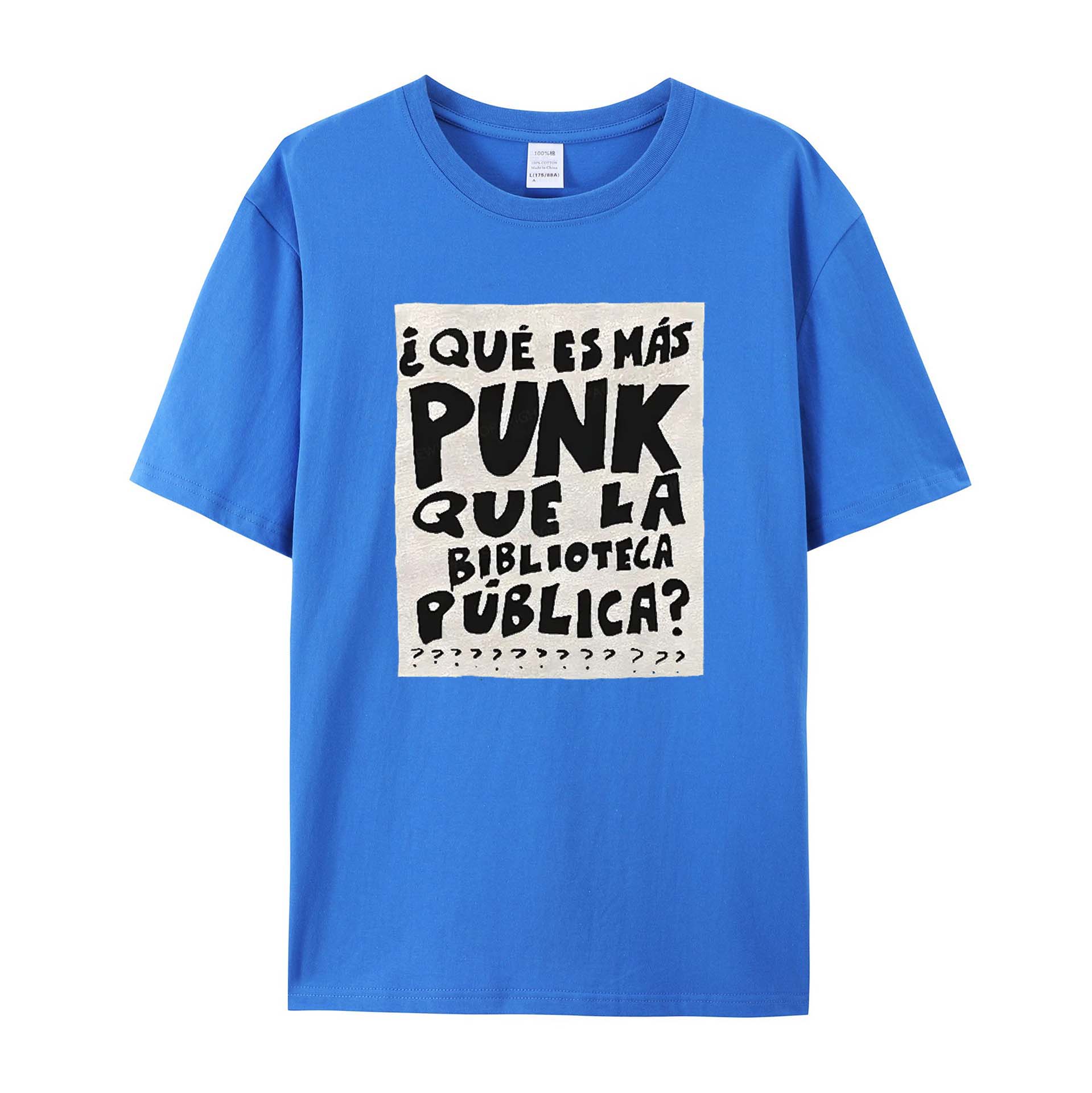 What's More Punk Than The Public Library cotton T-shirt