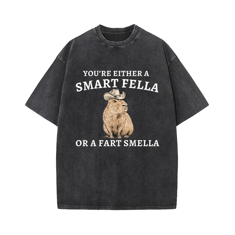 Vintage 90s Funny Capybara T-shirt