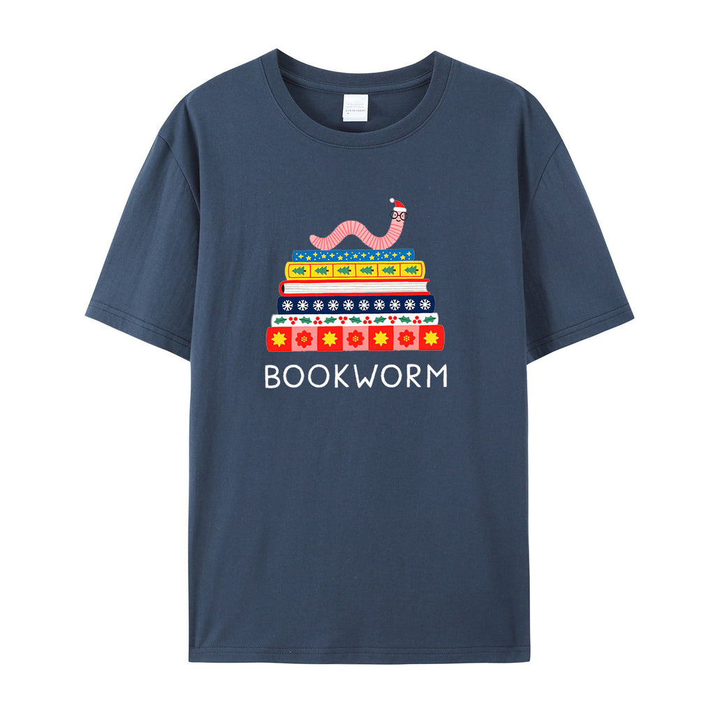 BOOK WORM COTTON T-SHIRTS