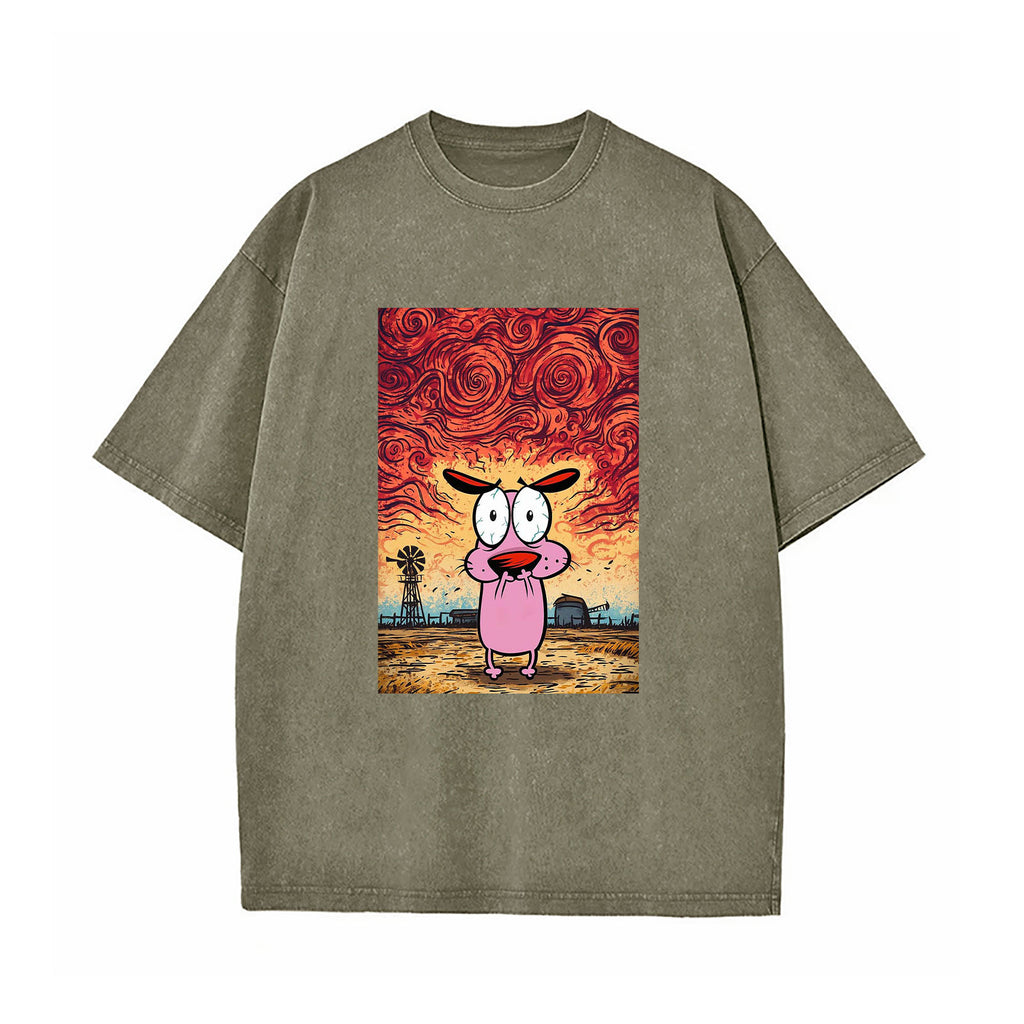 Courage the cowardly dog T-SHIRT