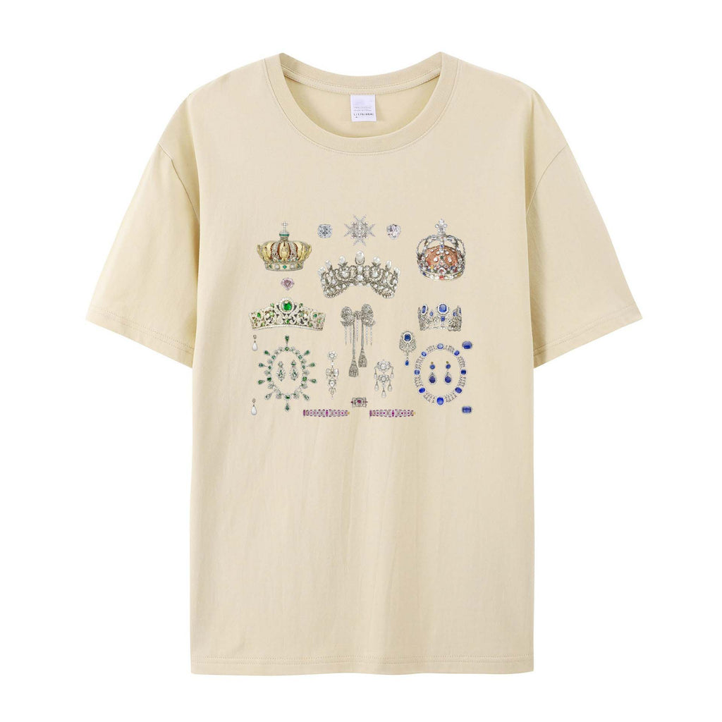 Louvre Stolen Crown Jewels Of Paris Cotton T-Shirts