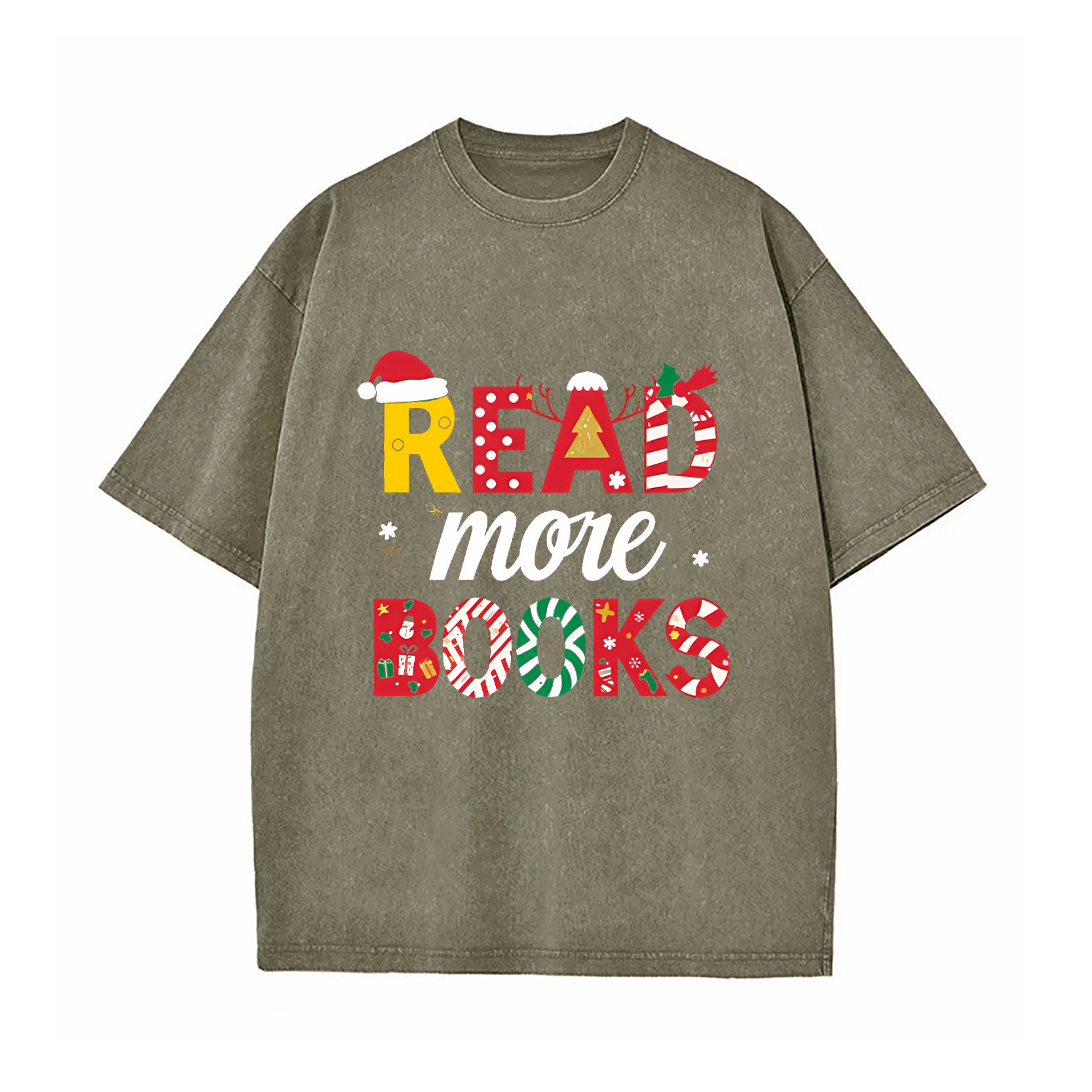 read more books christmas reading book T-Shirt
