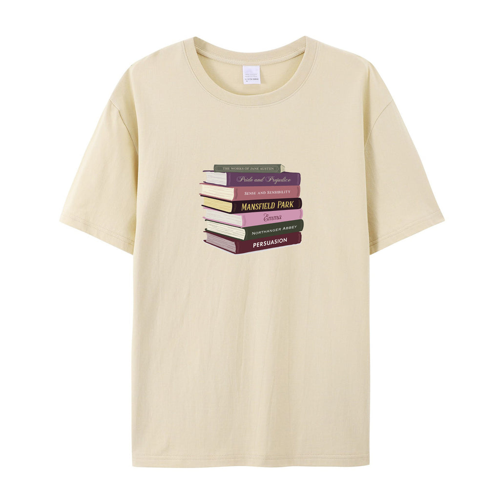 Jane Austen Literary Gift for Readers cotton T-shirt