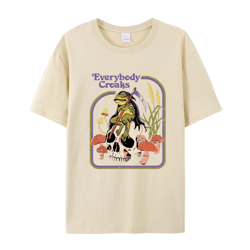 Halloween Retro Cotton T-Shirts