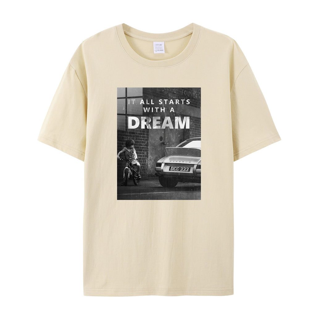 It All Starts With A Dream Cotton T-Shirts