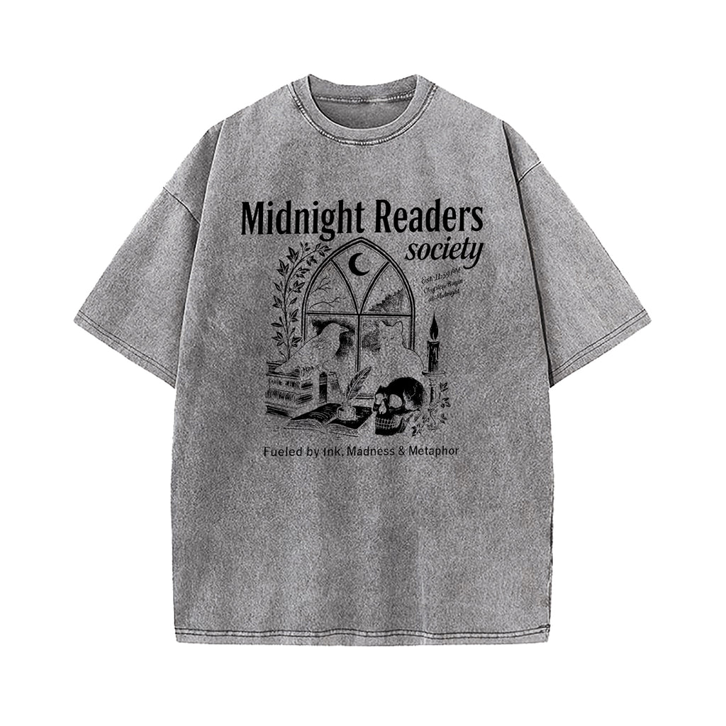 Midnight Reading Society Washed T-Shirt