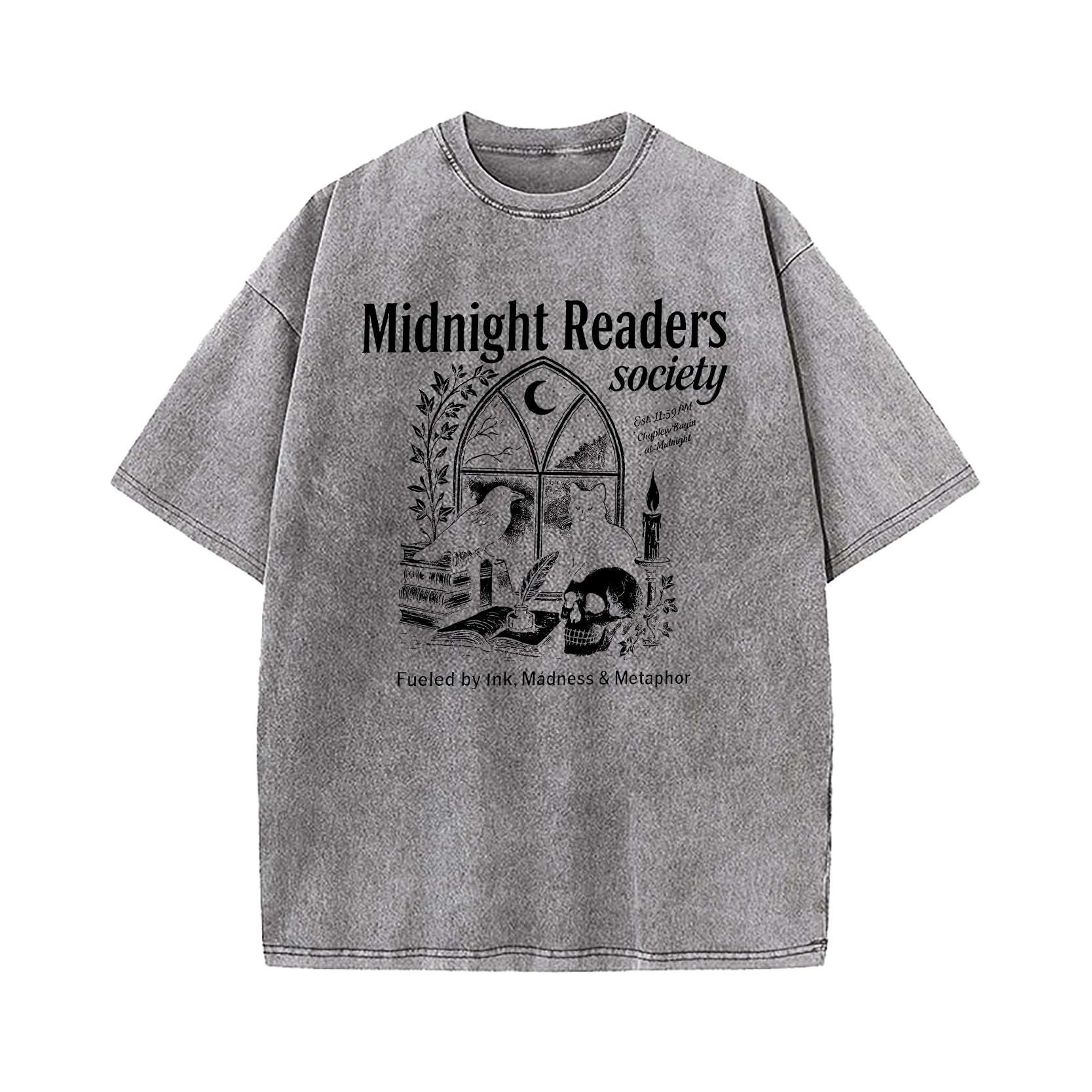 Midnight Reading Society Washed T-Shirt