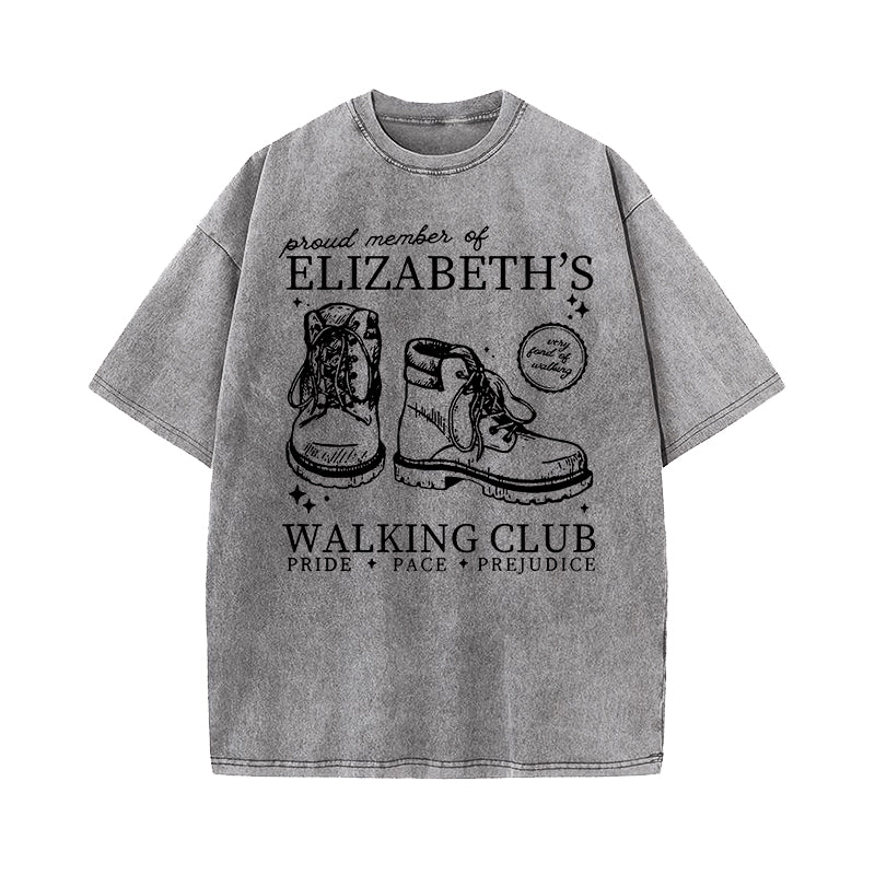 Very Fond Of Walking Washed T-Shirt
