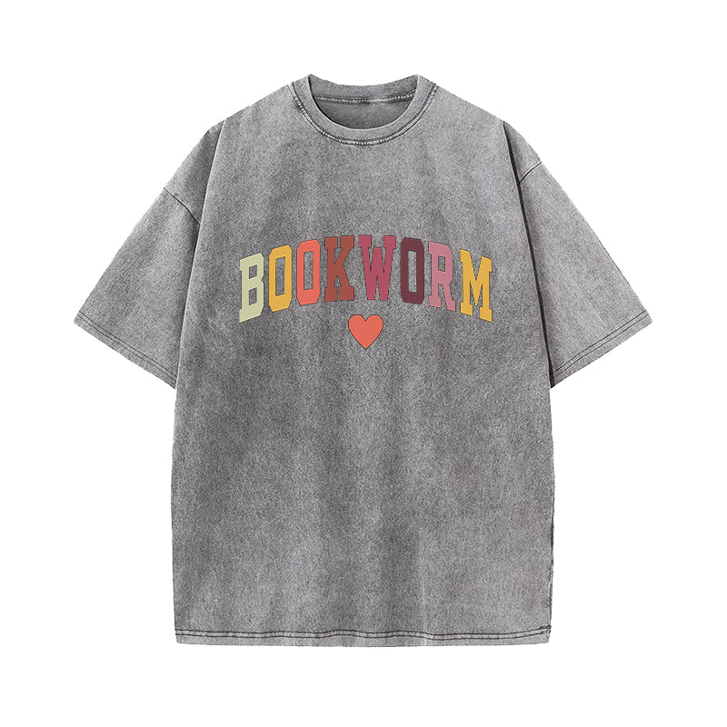 Bookworm Washed T-Shirt