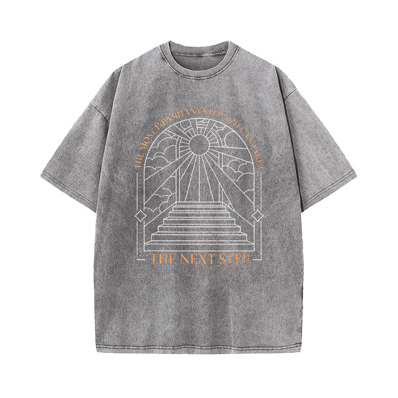 The Next Step Stormlight Archives Inspirational Washed T-Shirt