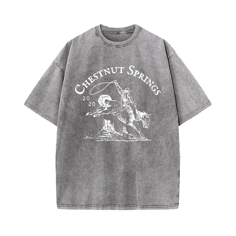 Chestnut Springs Cowboy Romance Reader Club Washed T-Shirt