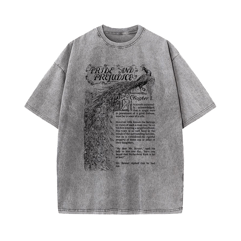 Pride And Prejudice Washed T-Shirt