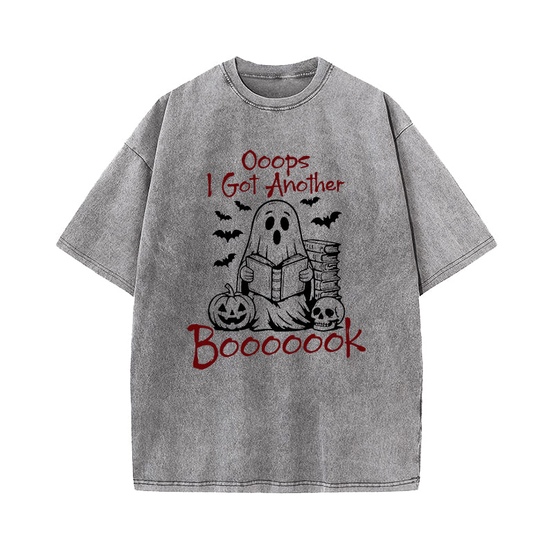 Oops I Got Another Book Halloween Washed T-Shirt