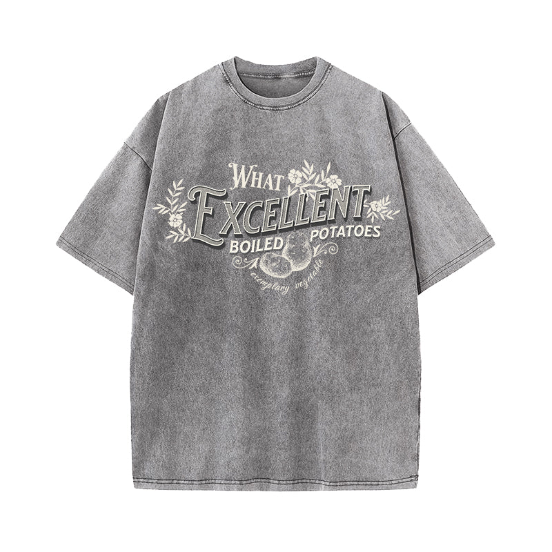 Excellent Boiled Potatoes Pride & Prejudice Washed T-Shirt