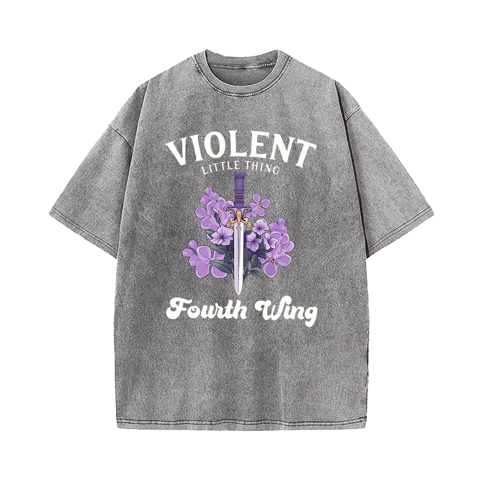 Violent Little Thing Violet Sorrengail Washed T-Shirt