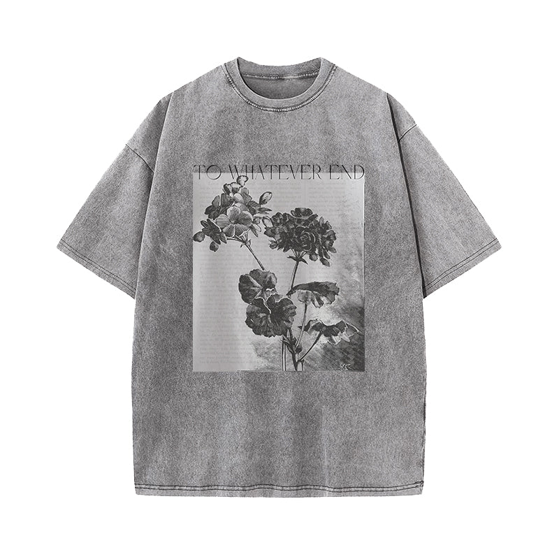 To Whatever End Throne of Glass Inspired Washed T-Shirt