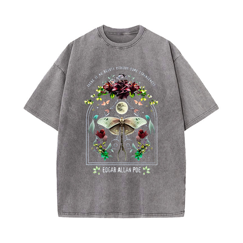 There Is No Beauty Without Some Strangeness Washed T-Shirt