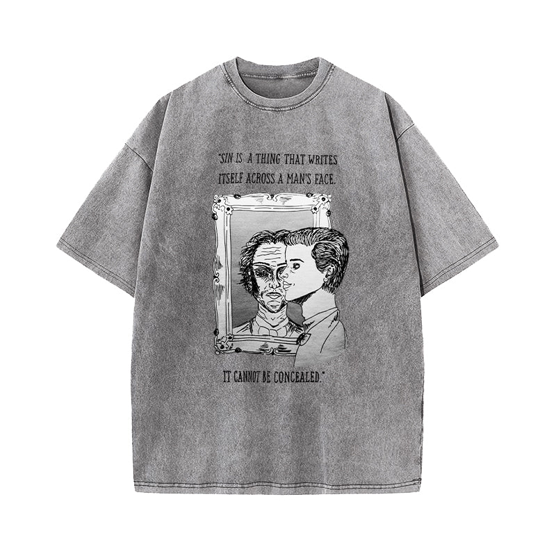 The Picture of Dorian Gray Oscar Wilde Washed T-shirt