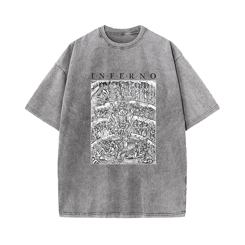 Inferno Divine Comedy Dante Alighieri T-Shirt