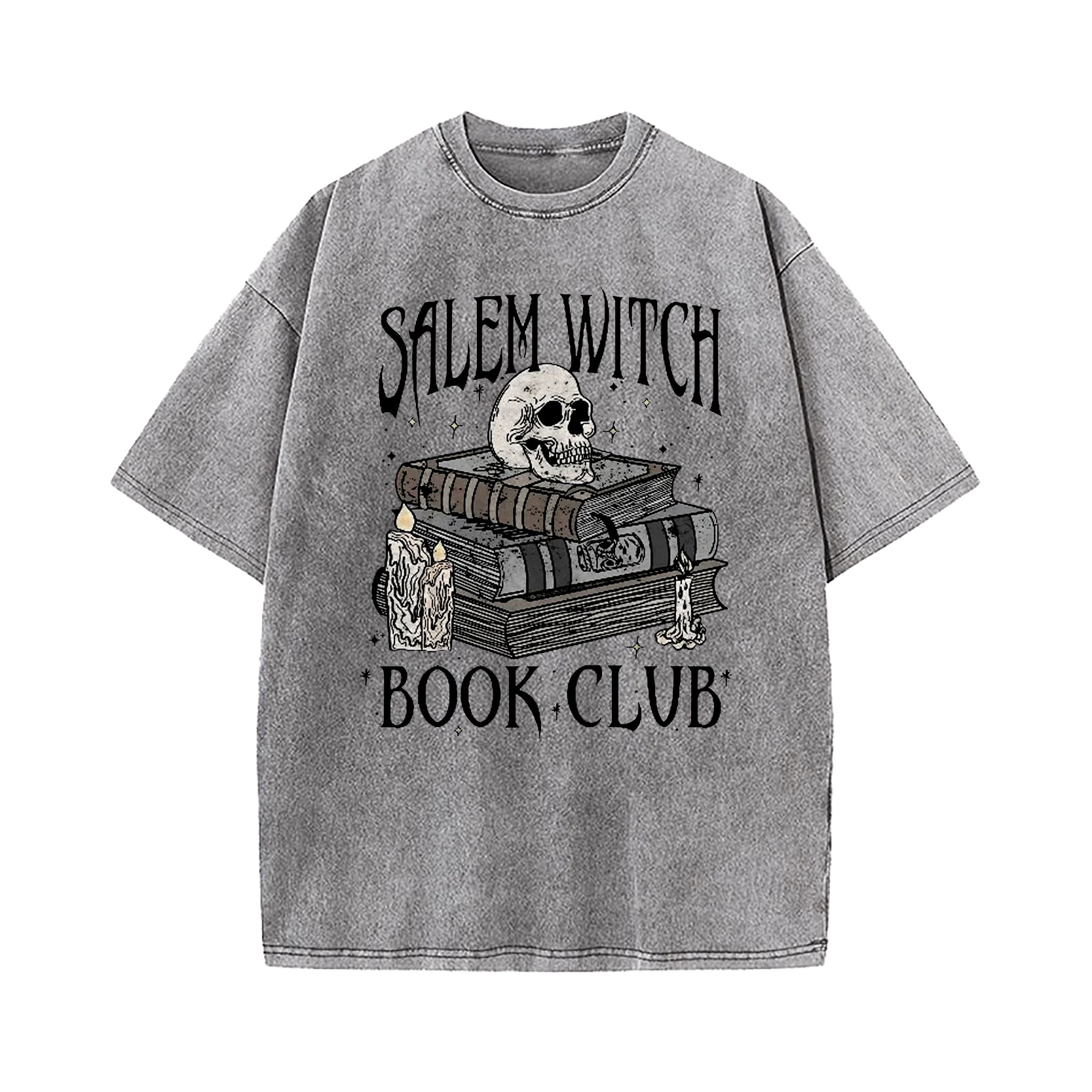 Salem Witch Book Club Washed T-Shirt