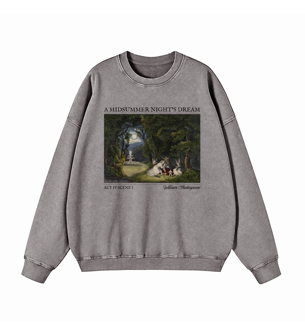 Shakespeare A Midsummer Night's Dream Washed Sweatshirt