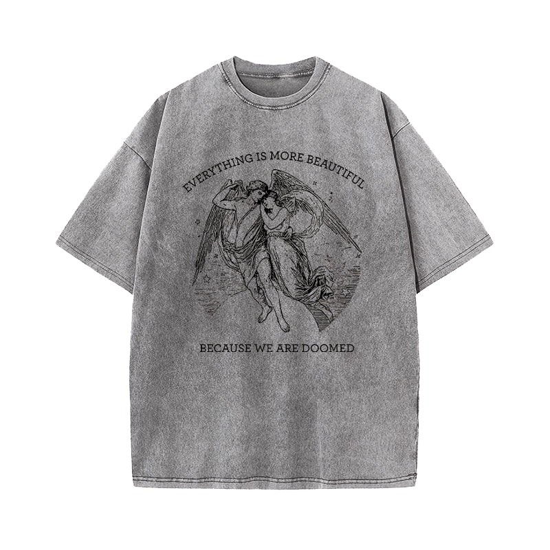 The Iliad Homer Everything Is More Beautiful Washed T-Shirt