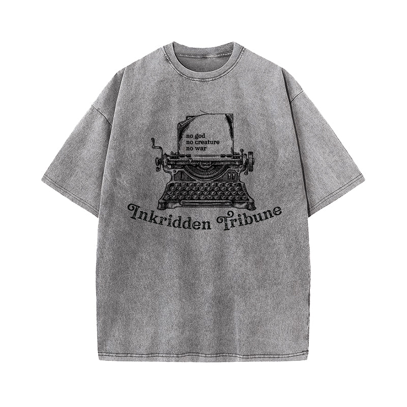 Inkridden Tribune No God No Creature No War T-Shirt