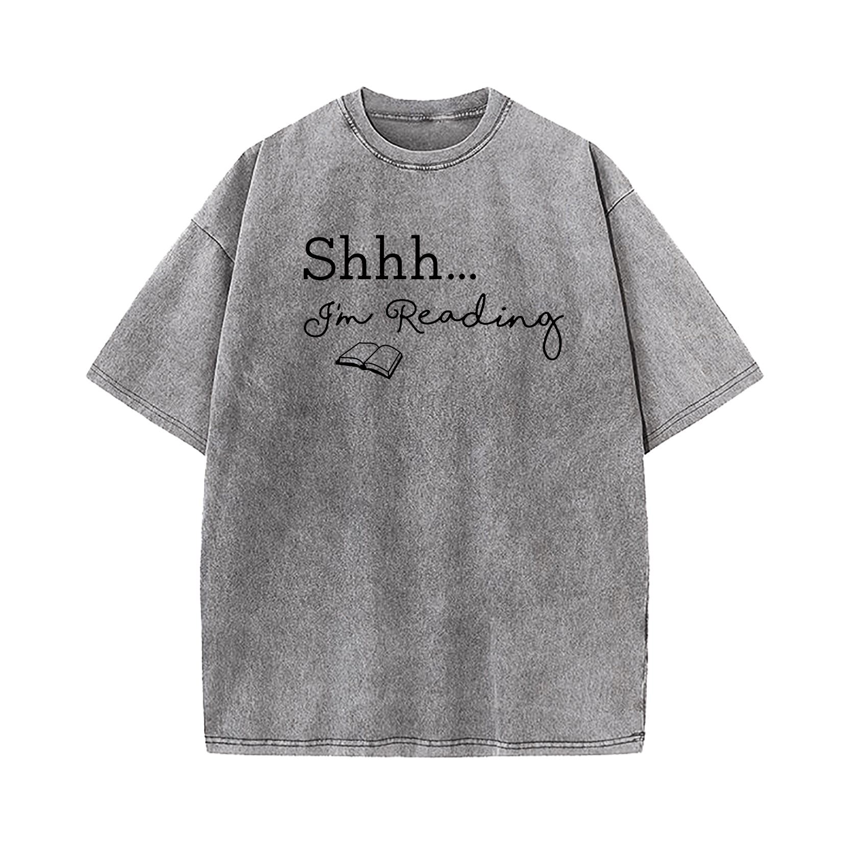 Shhh... I'm Reading Washed T-Shirt