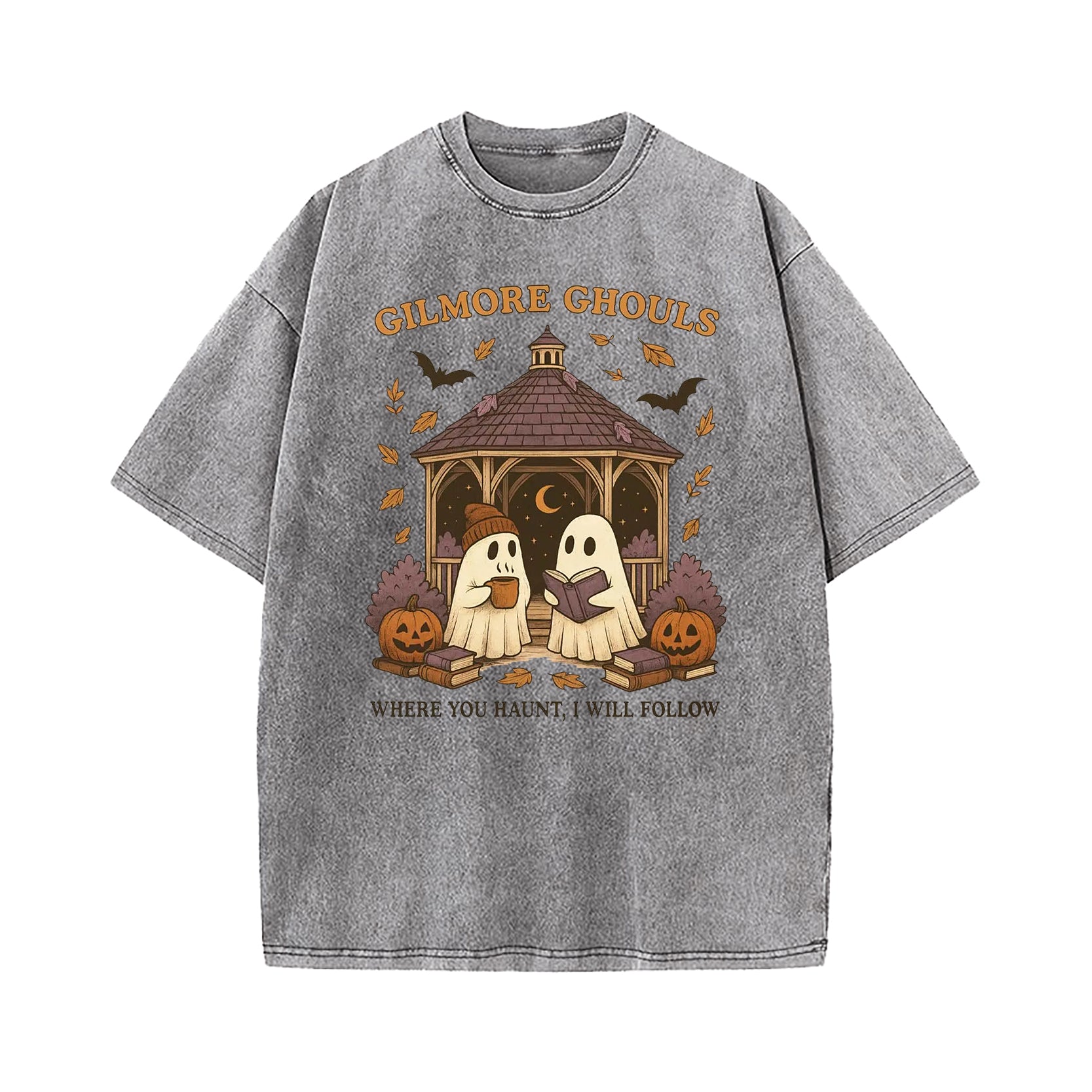 Where You Haunt I Will Follow Washed T-Shirt