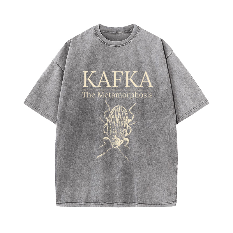 The Metamorphosis Franz Kafka Washed T-Shirt
