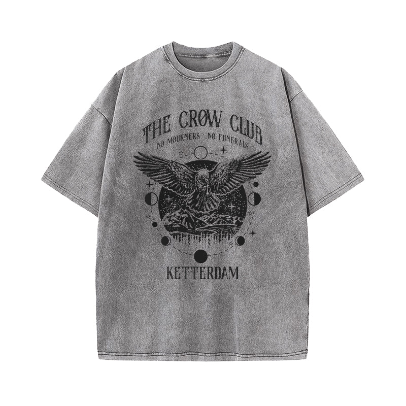 Six Of Crows Shirt No Mourners Merch Washed T-Shirt