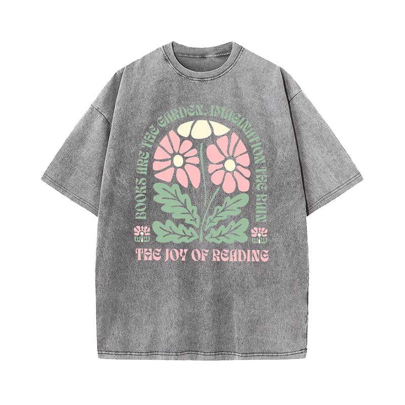 The Joy of Reading Washed T-Shirt