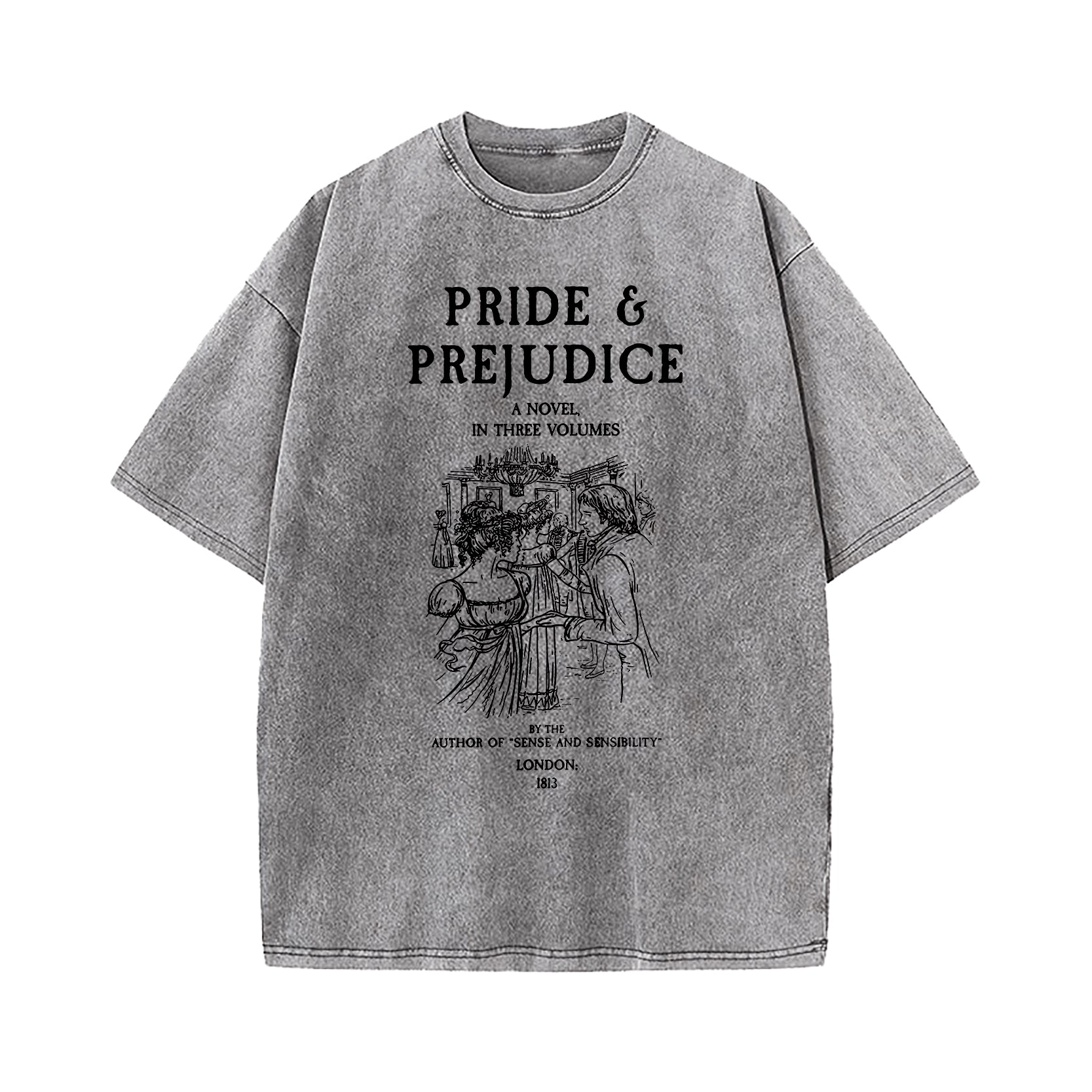 Pride And Prejudice Jane Austen Washed T-Shirt
