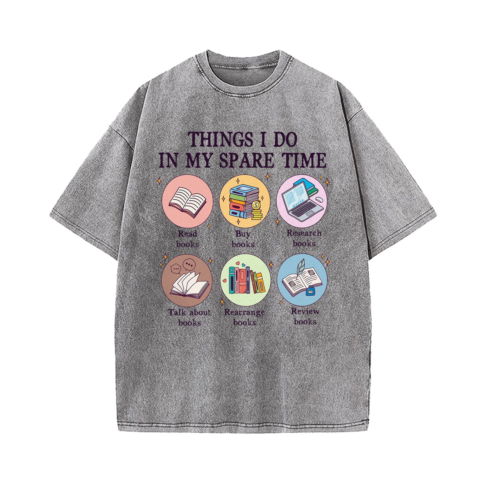 Things I Do in My Spare Time Washed T-Shirt
