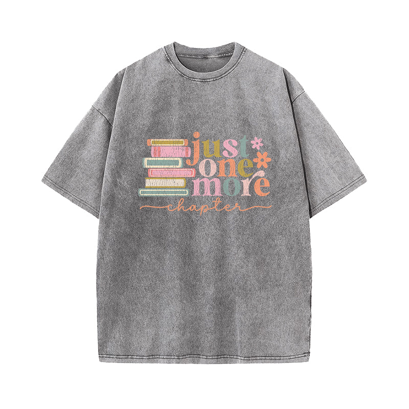 Just One More Chapter Washed T-Shirt