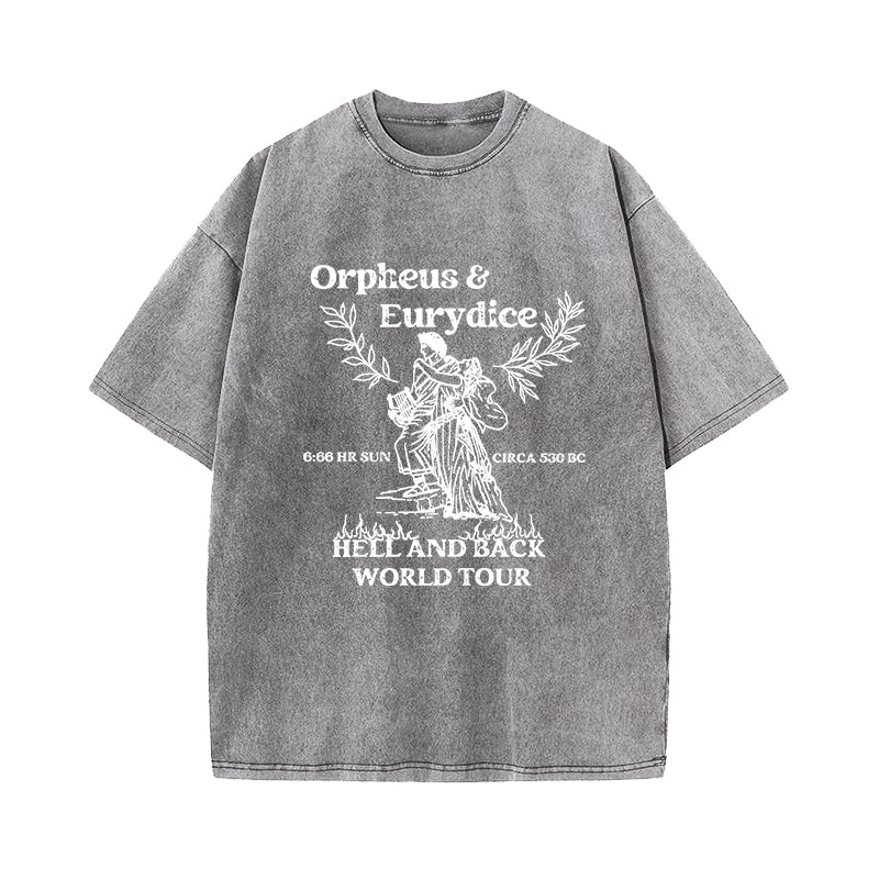 Orpheus and Eurydice Hell and Back World Tour Washed T-Shirt