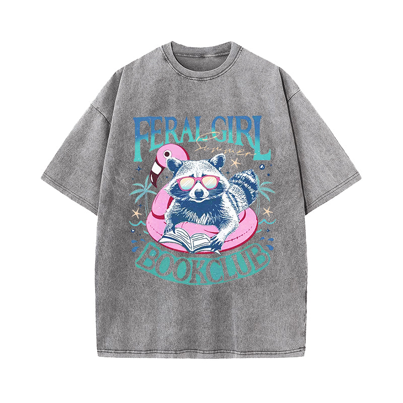 Feral Girl Summer Washed T-Shirt
