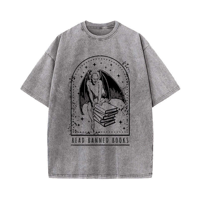 Read Banned Books Washed T-Shirt