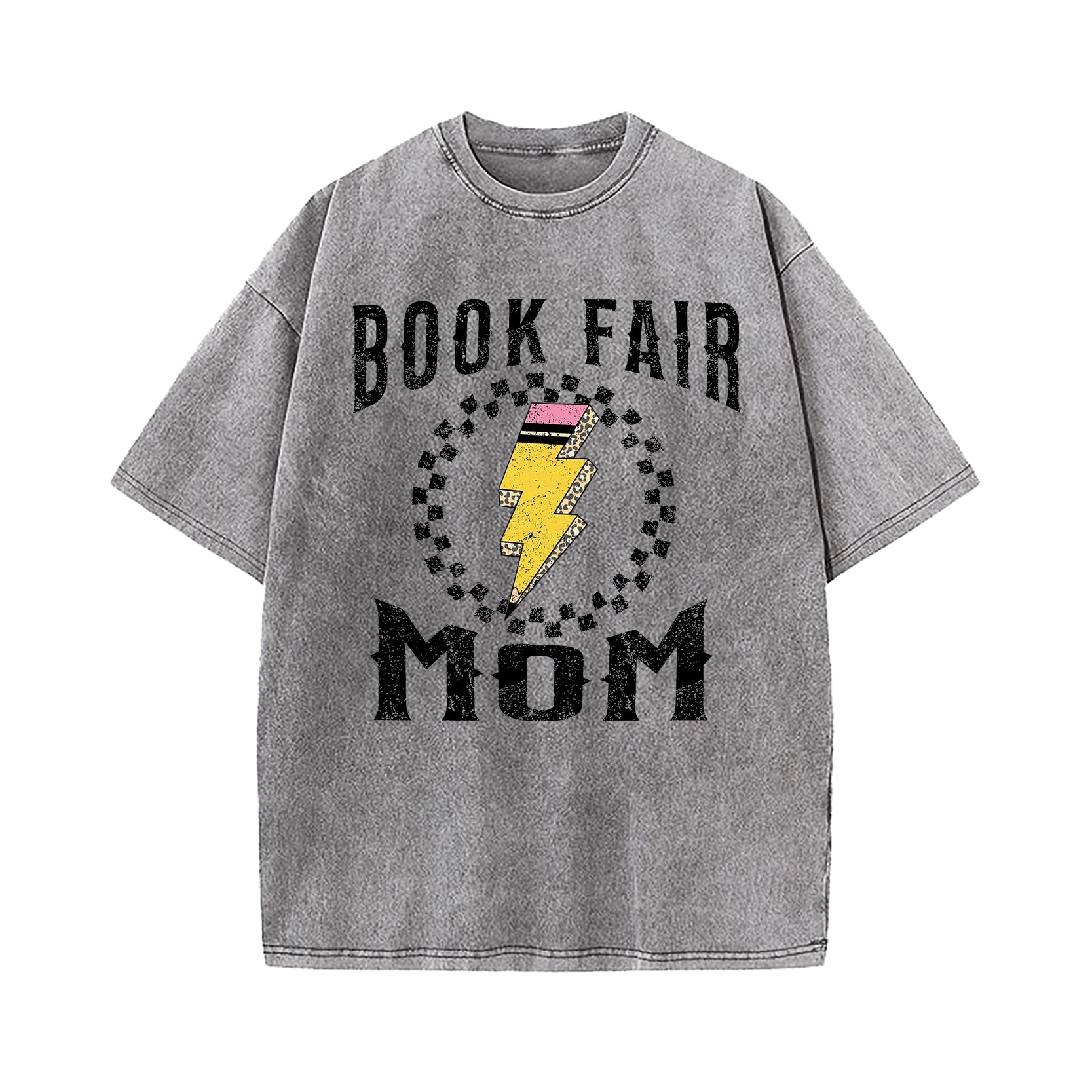 Book Fair Mom Washed T-Shirt