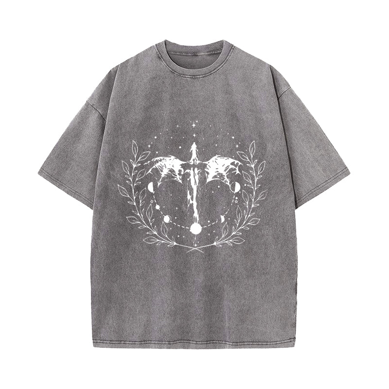 Dragon Fandom Merch Fantasy Washed T-Shirt